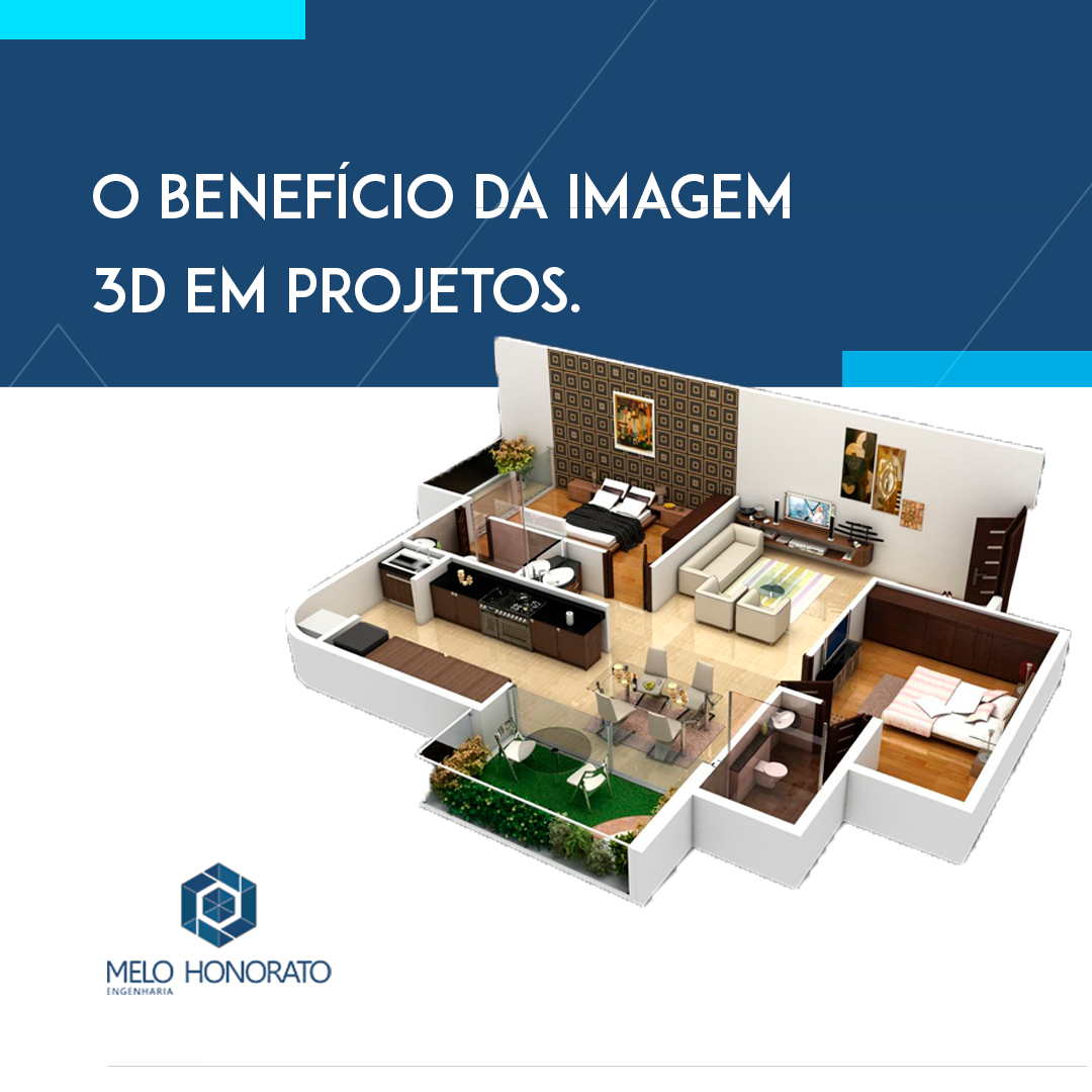 O benefício da imagem 3D em projetos.